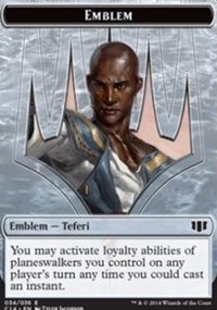 (image for) Emblem - Teferi, Temporal Archmage // Zombie (Blue) Token